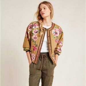 NEW Anthropologie Bomber Jacket Size Medium